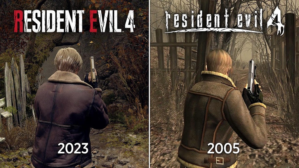 مقایسه Resident Evil 4 2055 با نسخه Resident Evil 4 Remake 2023 وبسایت U-Play.ir