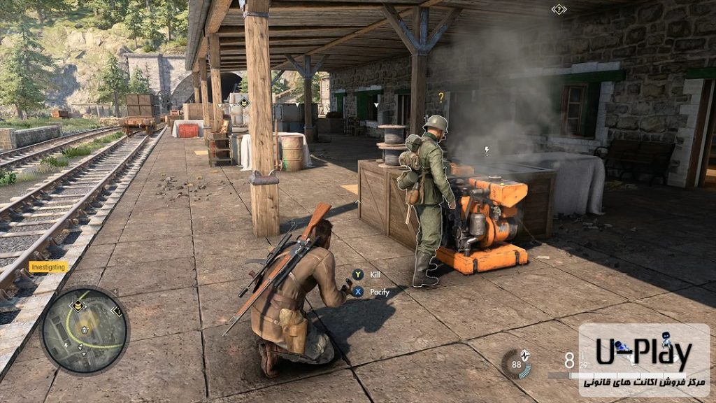گیم پلی بازی Sniper Elite Resistance برای PS5 و PS4 وبسایت U-Play.ir